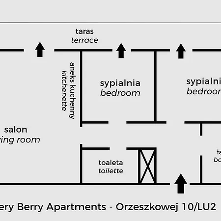Very Berry - Orzeszkowej 10 - Mtp Apartment, Parking, Balcony, Check In 24h Lägenhet *